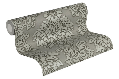 Barocktapete Grau Vliestapete 368981 Wandtapete A.S. Création Tapete