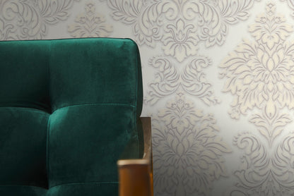 Barocktapete Weiß Vliestapete 368982 Wandtapete A.S. Création Tapete