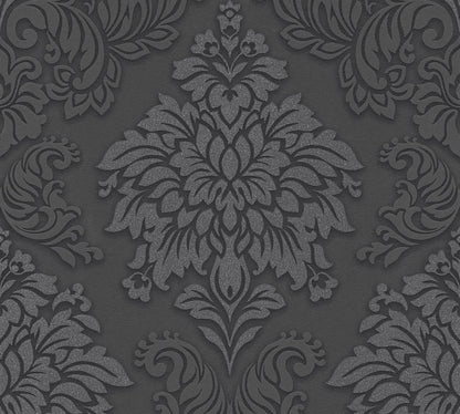 Barocktapete Schwarz Vliestapete 368984 Wandtapete A.S. Création Tapete