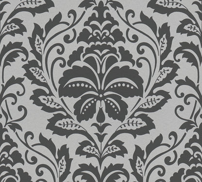 A.S. Création Barock Tapete Silber 369102 Wandtapete Vliestapete Klassik Vinyl