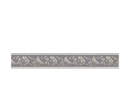 A.S. Création Barock Silber 369144 Borte Bordüre selbstklebend Tapete Vinyl