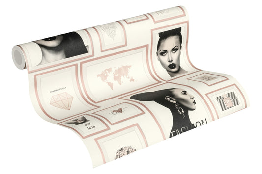 Ausgefallene Tapete Rosa Vliestapete 369183 Wandtapete A.S. Création Tapete