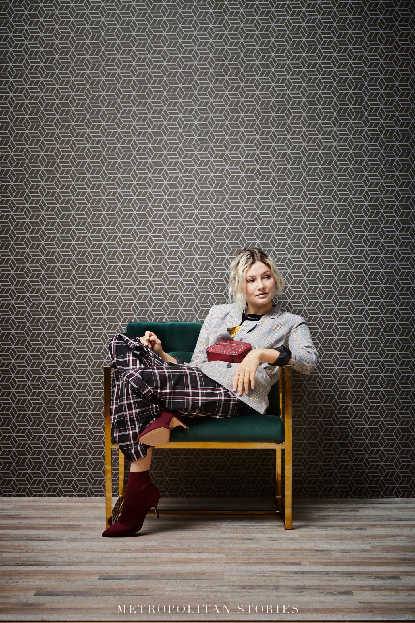 Geometrische Tapete Schwarz Vliestapete 369201 Wandtapete A.S. Création Tapete