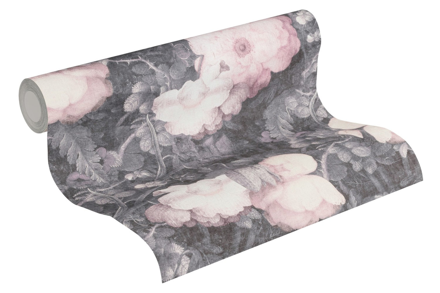 Blumentapete Grau Vliestapete 369212 Wandtapete A.S. Création Tapete