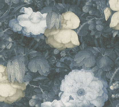 Blumentapete Blau Vliestapete 369213 Wandtapete A.S. Création Tapete