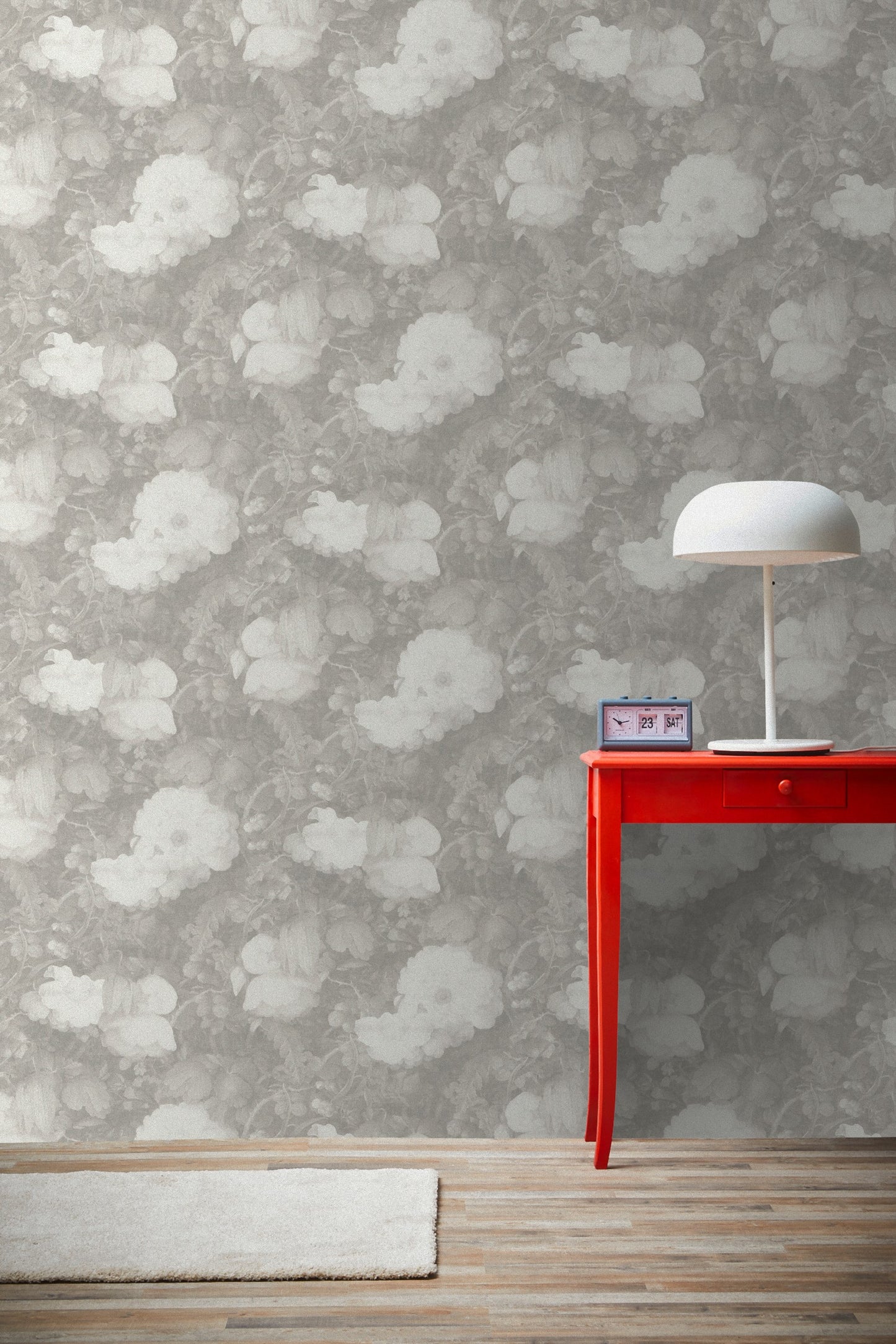 Blumentapete Grau Vliestapete 369214 Wandtapete A.S. Création Tapete