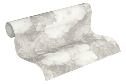 Blumentapete Grau Vliestapete 369214 Wandtapete A.S. Création Tapete