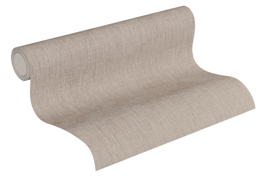 Unitapete Beige Vliestapete 369224 Wandtapete einfarbig A.S. Création Tapete