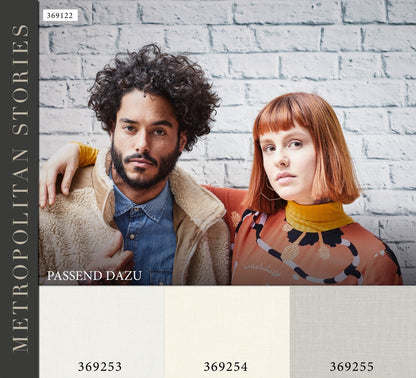 Unitapete Grau Vliestapete 369255 Wandtapete einfarbig A.S. Création Tapete