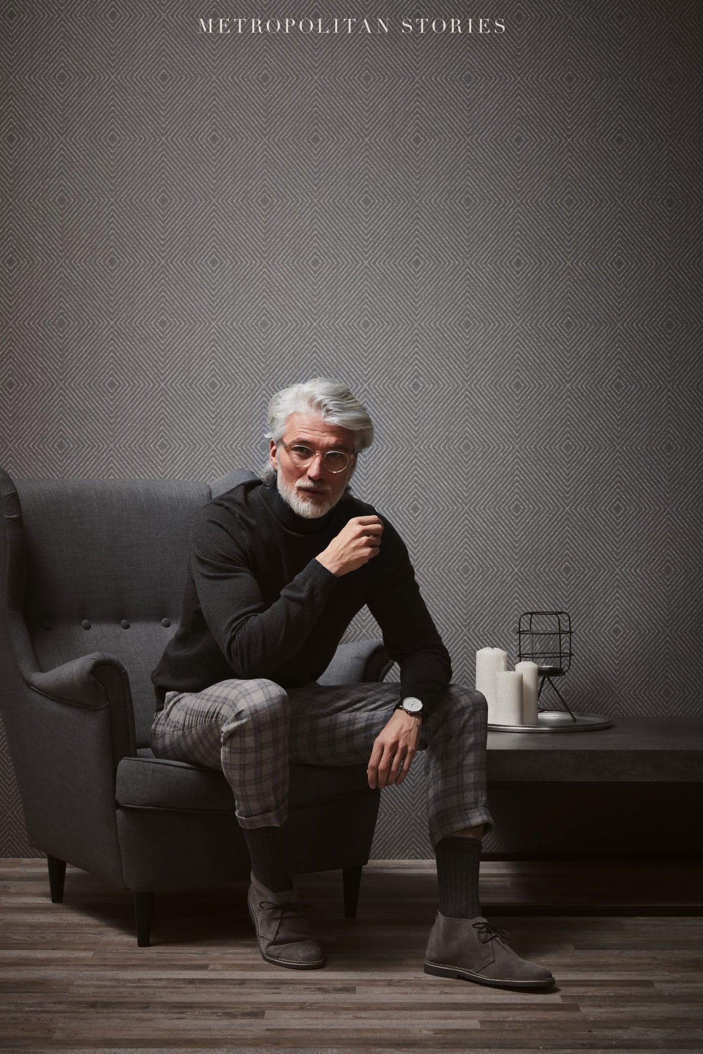 Geometrische Tapete Grau Vliestapete 369261 Wandtapete A.S. Création Tapete