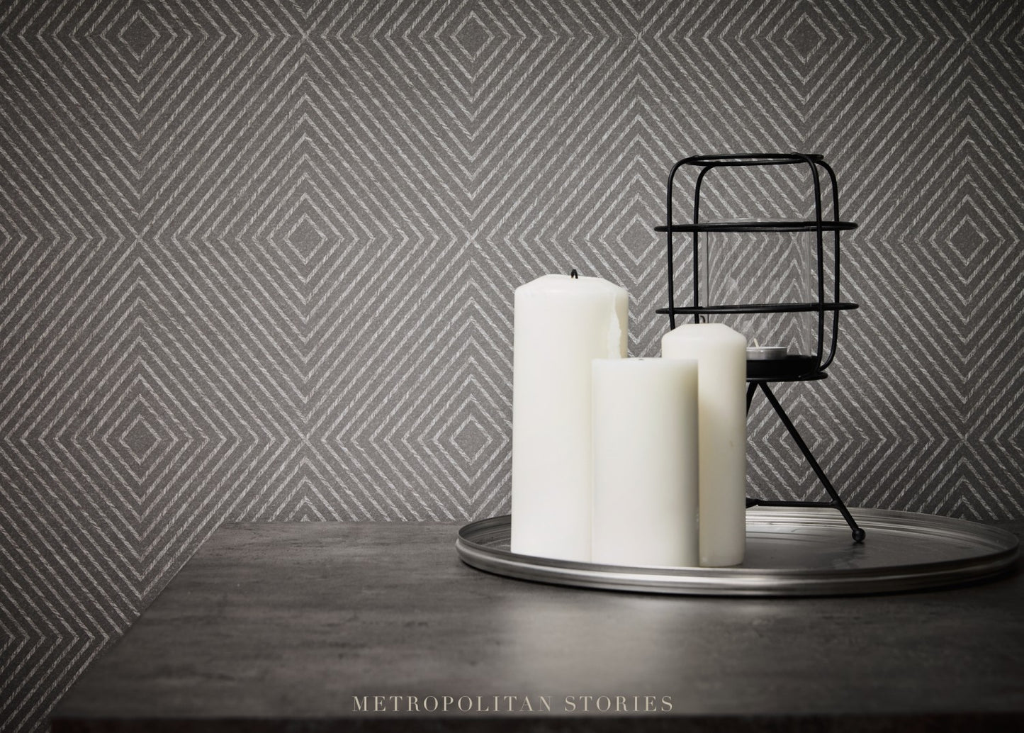 Geometrische Tapete Grau Vliestapete 369261 Wandtapete A.S. Création Tapete