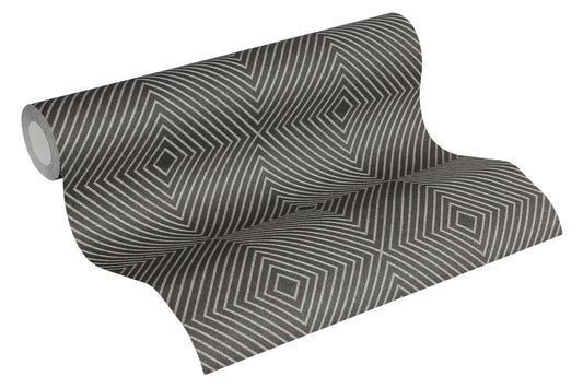 Geometrische Tapete Grau Vliestapete 369261 Wandtapete A.S. Création Tapete