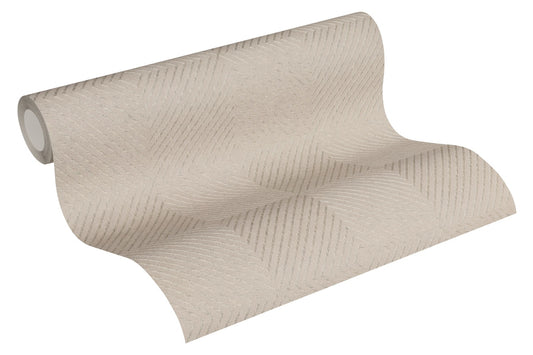 Geometrische Tapete Beige Vliestapete 369262 Wandtapete A.S. Création Tapete