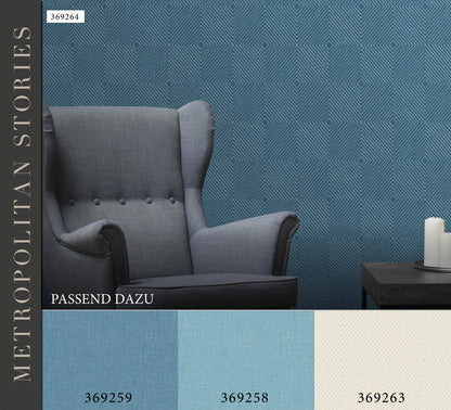 Geometrische Tapete Blau Vliestapete 369264 Wandtapete A.S. Création Tapete