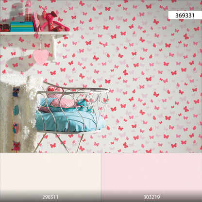 A.S. Création Tapete Schmetterlinge Rosa 369331 Wandtapete Vliestapete Natur