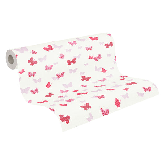 A.S. Création Tapete Schmetterlinge Rosa 369331 Wandtapete Vliestapete Natur