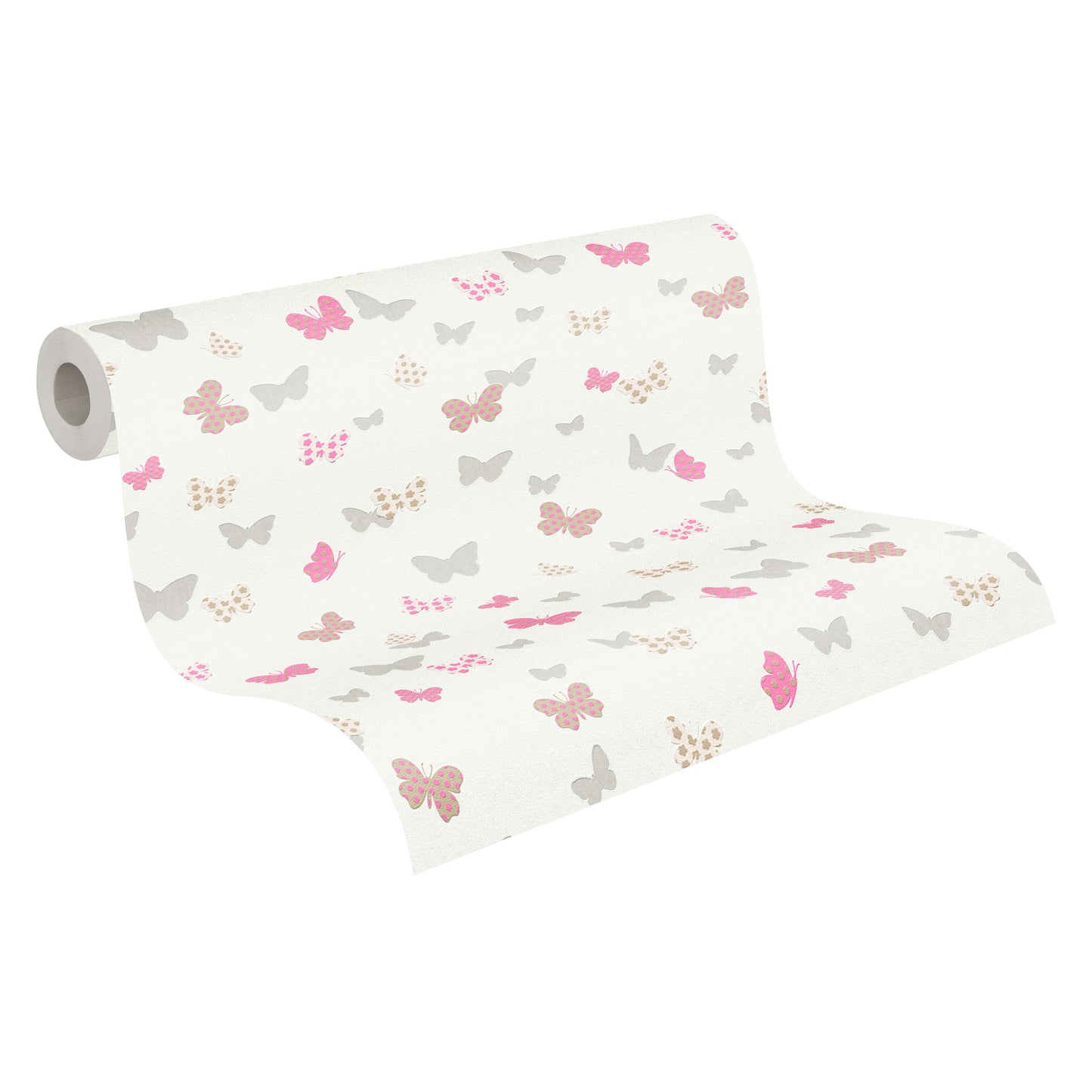 A.S. Création Tapete Schmetterlinge Weiß 369332 Wandtapete Vliestapete Natur