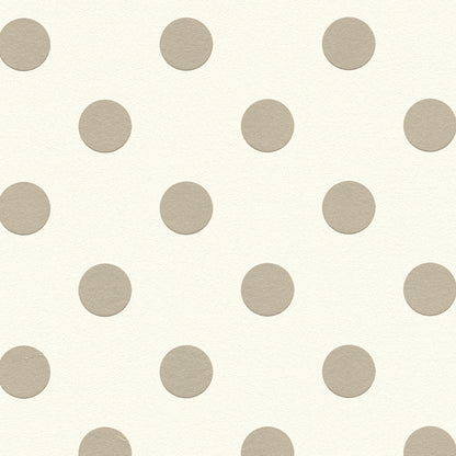 A.S. Création Tapeten mit punkten Beige Vliestapete 369341 Wandtapete