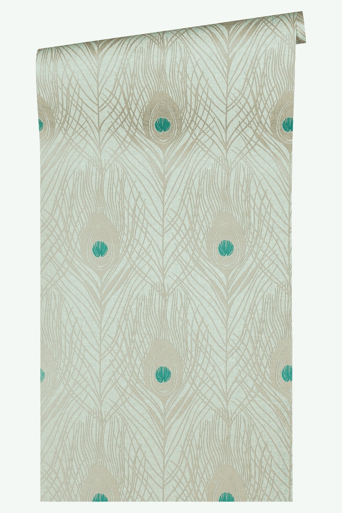 A.S. Création Tapete mit Federn Grün 369713 Tapete Absolutely Chic Wandtapete