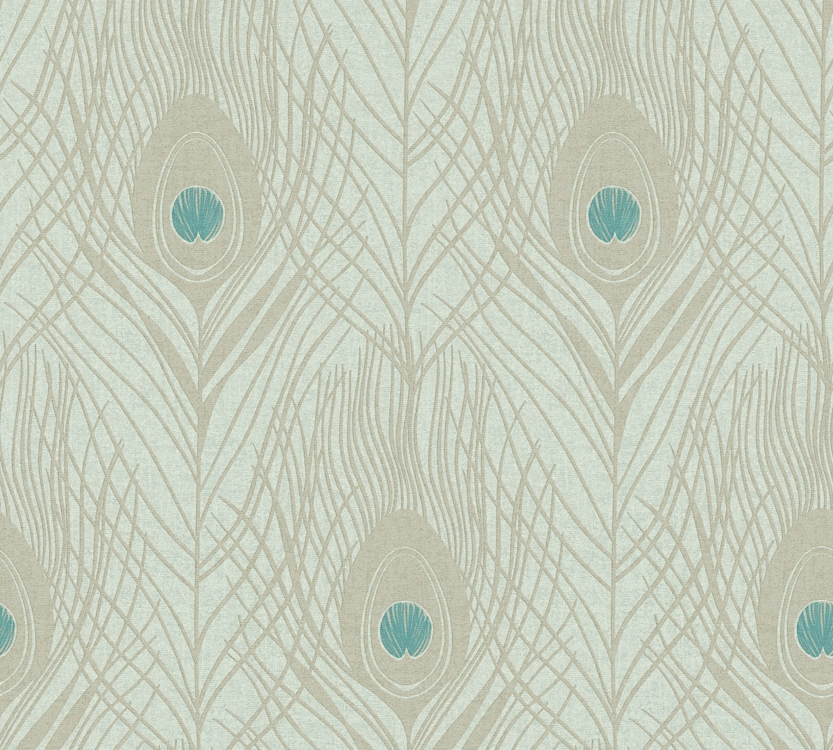 A.S. Création Tapete mit Federn Grün 369713 Tapete Absolutely Chic Wandtapete