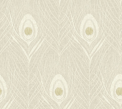 A.S. Création Tapete mit Federn Beige 369717 Tapete Absolutely Chic Wandtapete
