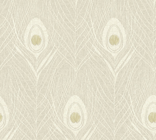 A.S. Création Tapete mit Federn Beige 369717 Tapete Absolutely Chic Wandtapete