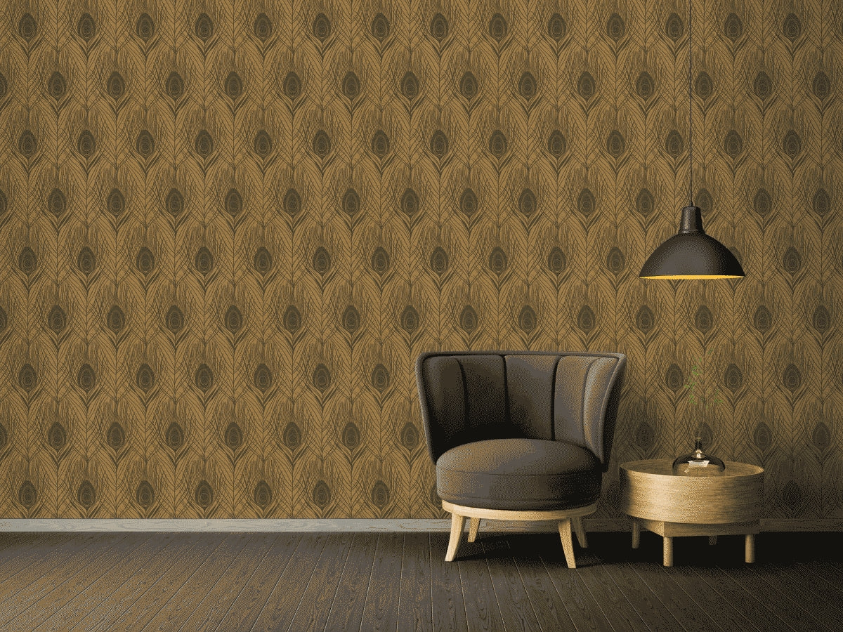 A.S. Création Tapete mit Federn Braun 369718 Tapete Absolutely Chic Wandtapete