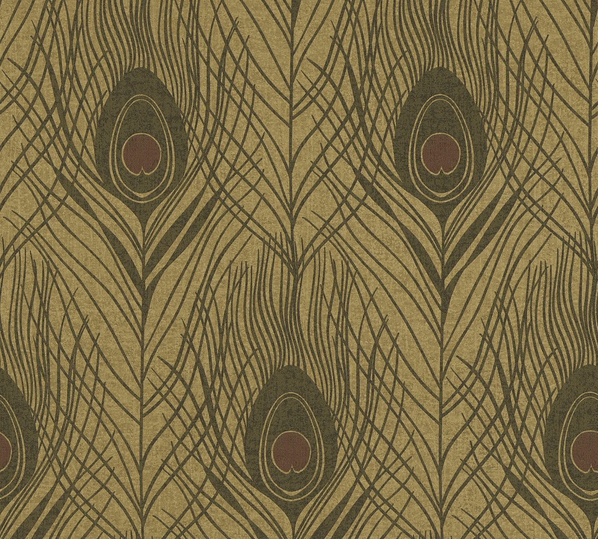 A.S. Création Tapete mit Federn Braun 369718 Tapete Absolutely Chic Wandtapete