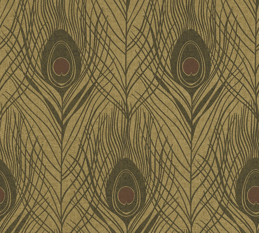 A.S. Création Tapete mit Federn Braun 369718 Tapete Absolutely Chic Wandtapete