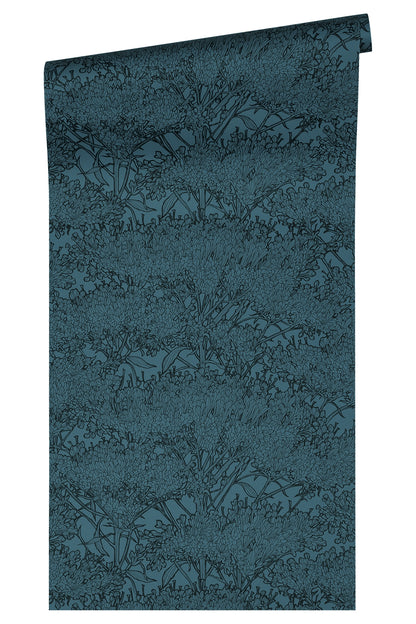 A.S. Création Dschungeltapete Dschungel Blau 369726 Tapete Absolutely Chic Wand