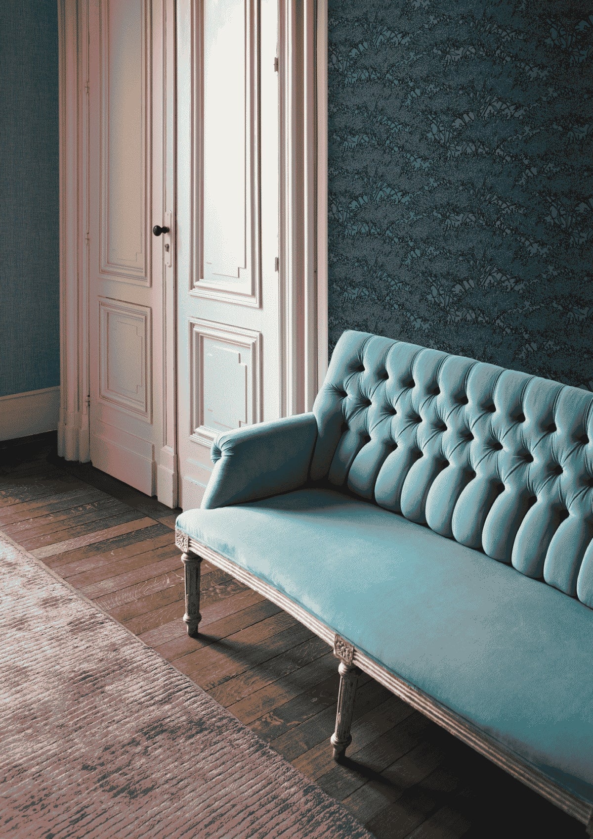 A.S. Création Dschungeltapete Dschungel Blau 369726 Tapete Absolutely Chic Wand