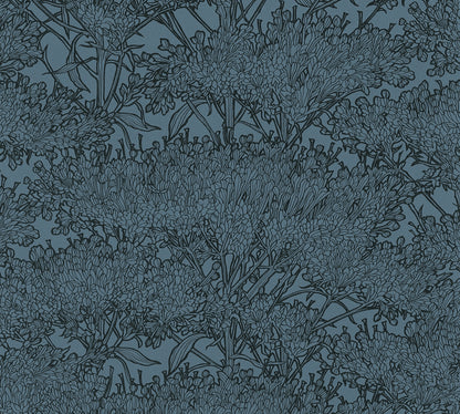 A.S. Création Dschungeltapete Dschungel Blau 369726 Tapete Absolutely Chic Wand