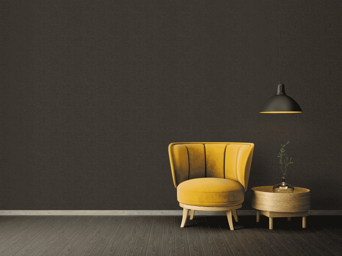 A.S. Création Unitapete Uni Schwarz 369768 Tapete Absolutely Chic Wandtapete