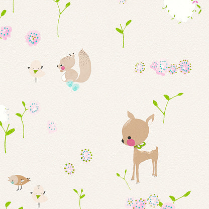 A.S. Création Kinderzimmertapete Beige Papiertapete 369881 Wandtapete