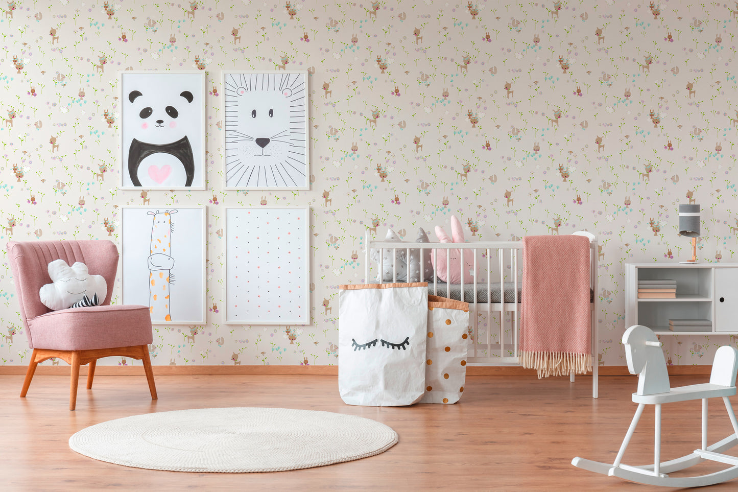 A.S. Création Kinderzimmertapete Beige Papiertapete 369881 Wandtapete