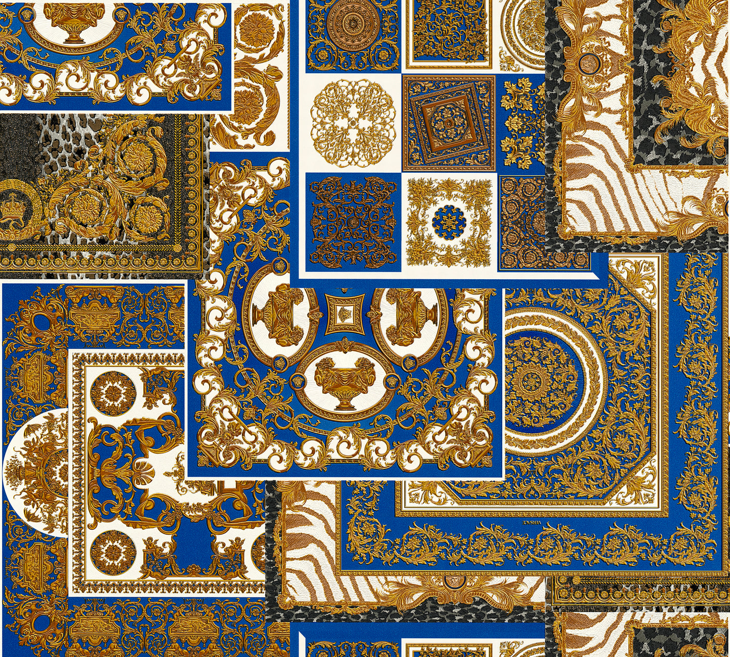 Versace Home Barocktapete Gold 370481 Luxus Vlies Designertapete Tapete Design