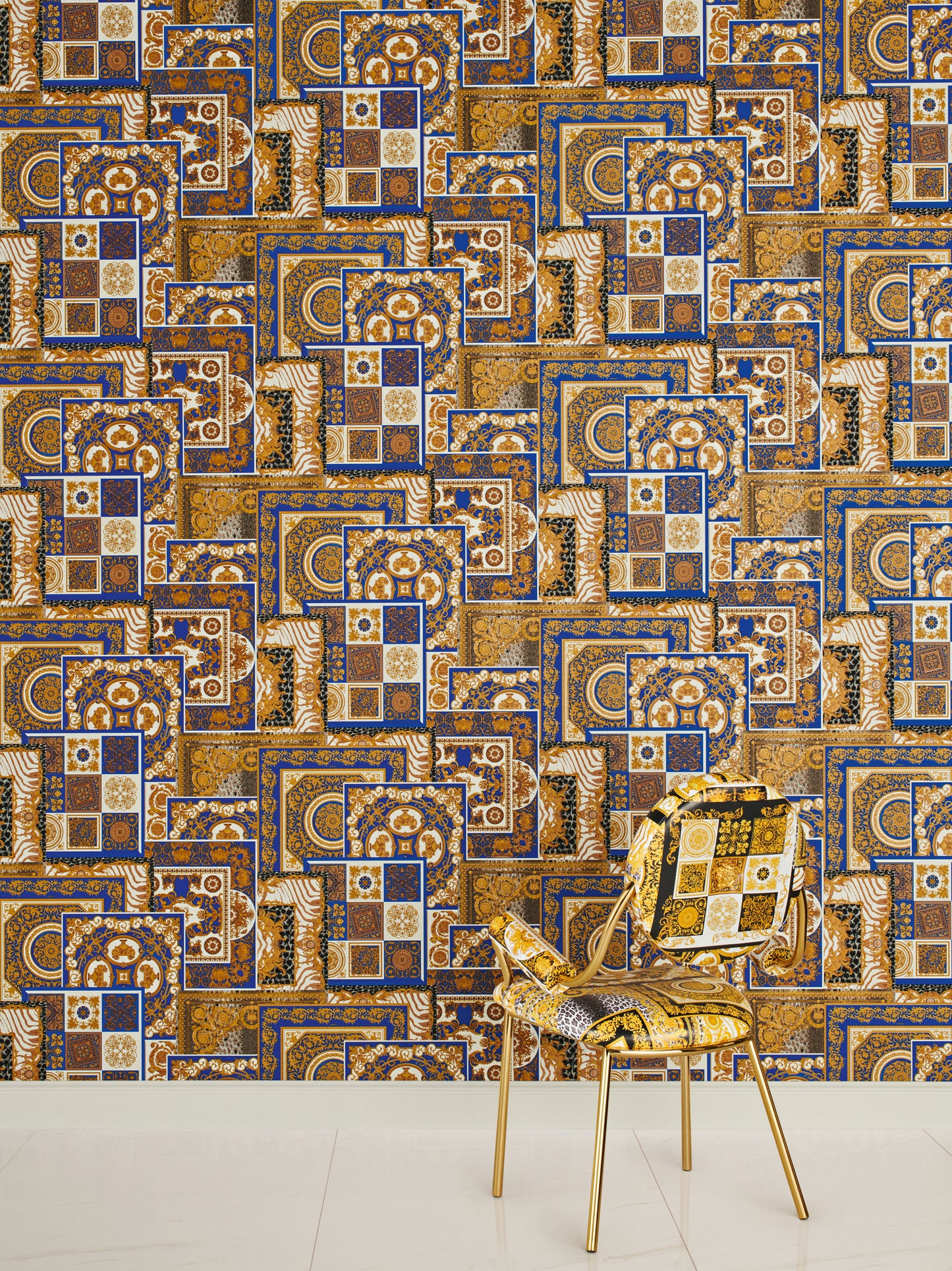 Versace Home Barocktapete Gold 370481 Luxus Vlies Designertapete Tapete Design