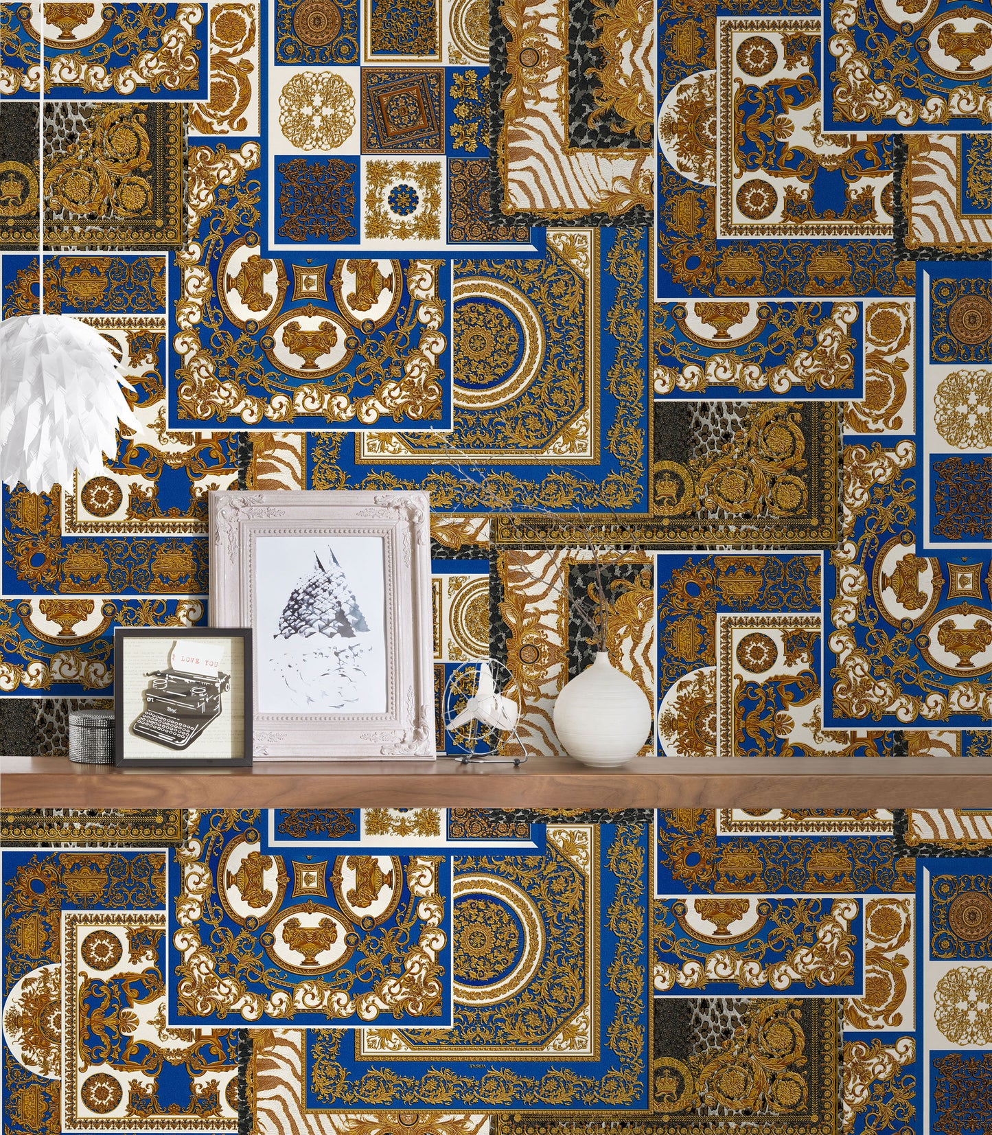 Versace Home Barocktapete Gold 370481 Luxus Vlies Designertapete Tapete Design