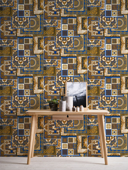 Versace Home Barocktapete Gold 370481 Luxus Vlies Designertapete Tapete Design