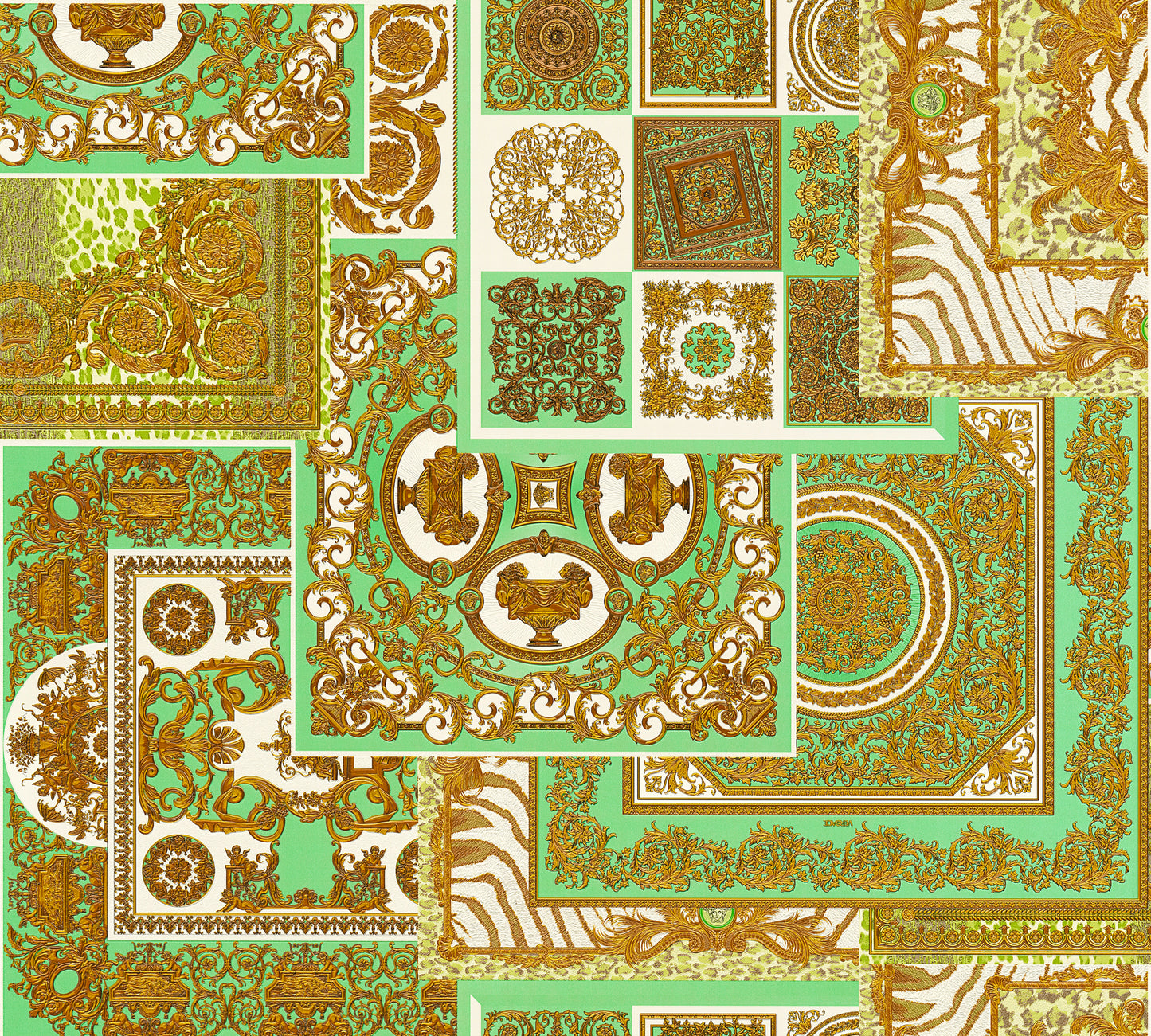 Versace Home Barocktapete Gold 370482 Luxus Vlies Designertapete Tapete Design