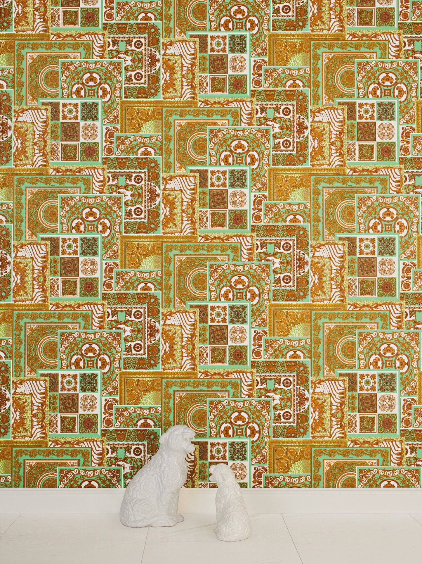 Versace Home Barocktapete Gold 370482 Luxus Vlies Designertapete Tapete Design