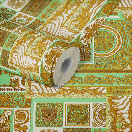 Versace Home Barocktapete Gold 370482 Luxus Vlies Designertapete Tapete Design
