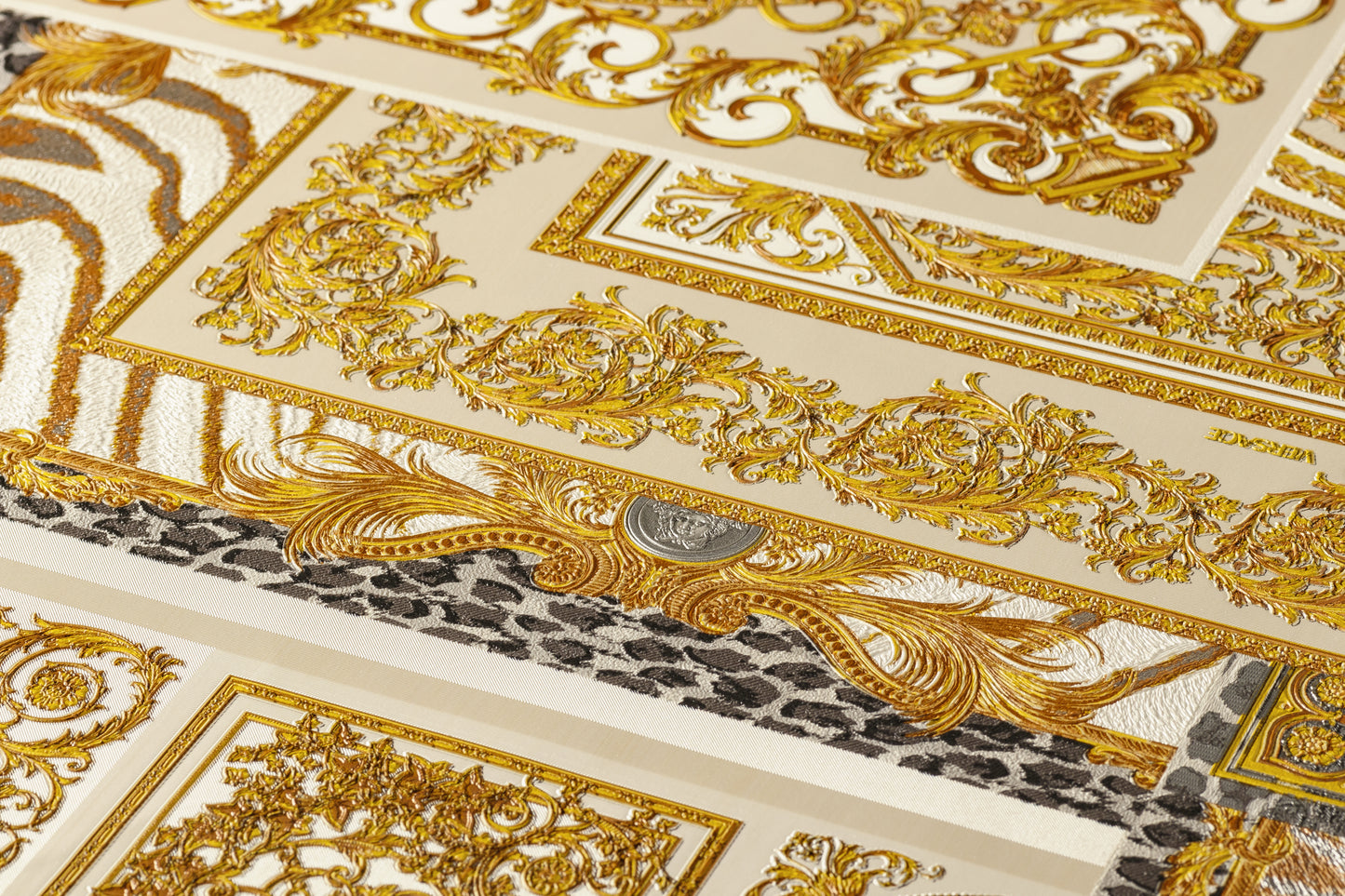 Versace Home Barocktapete Gold 370484 Luxus Vlies Designertapete Tapete Design
