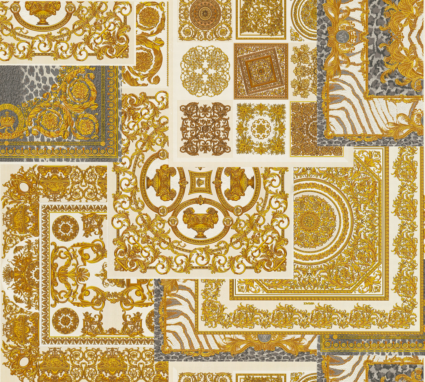 Versace Home Barocktapete Gold 370484 Luxus Vlies Designertapete Tapete Design