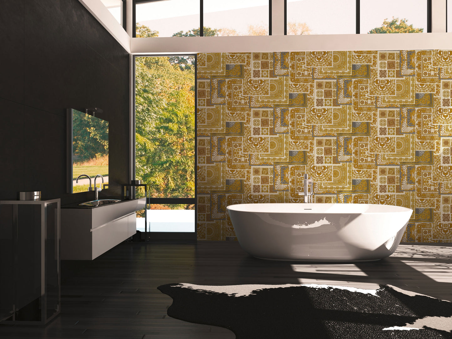 Versace Home Barocktapete Gold 370484 Luxus Vlies Designertapete Tapete Design