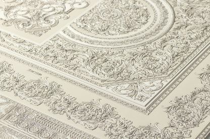 Versace Home Barocktapete Silber 370485 Luxus Vlies Designertapete Tapete Design