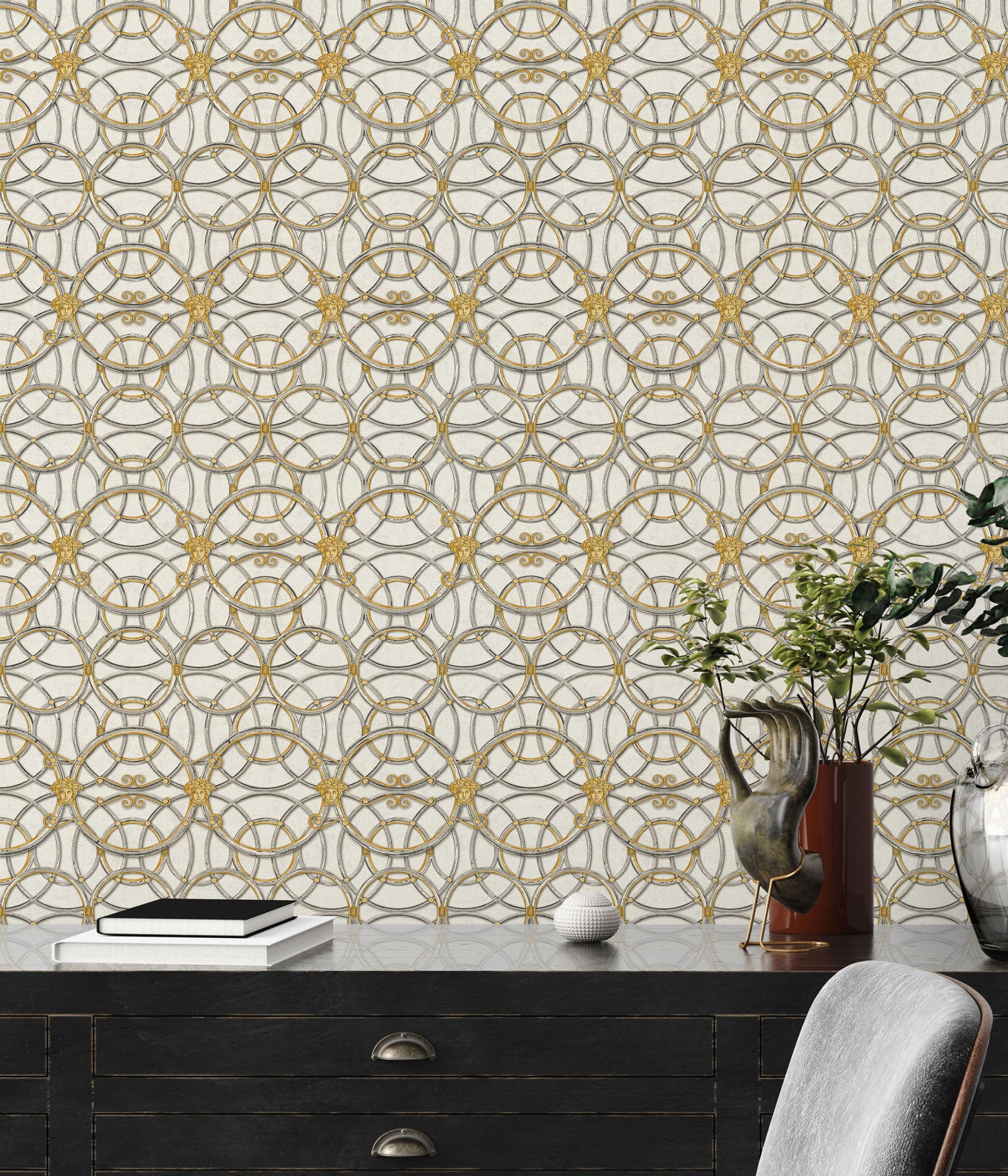 Versace Home Barocktapete Gold 370492 Luxus Vlies Designertapete Tapete Design