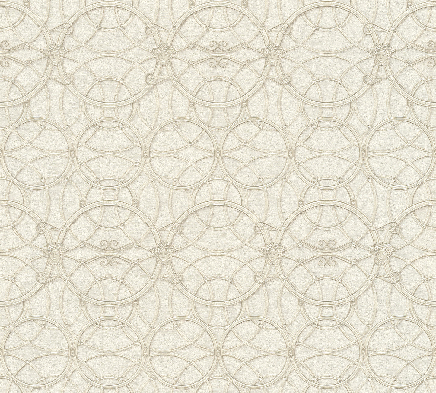Versace Home Barocktapete Creme 370493 Luxus Vlies Designertapete Tapete Design