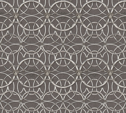 Versace Home Barocktapete Silber 370495 Luxus Vlies Designertapete Tapete Design