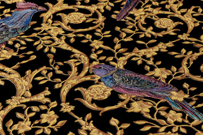 Versace Home Vogeltapete Gold 370531 Luxus Vlies Designertapete Tapete Design